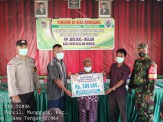 Pemdes Munggung Salurkan Bantuan Langsung Tunai Dana Desa Tahap 7 Bulan Juli 2022