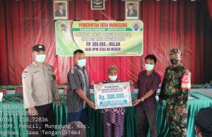 Pemdes Munggung Salurkan Bantuan Langsung Tunai Dana Desa Tahap 7 Bulan Juli 2022