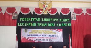 MUSDES Penetapan RKPDes Tahun Anggaran 2023 Desa Kalangan