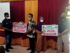 Penyaluran Bantuan Langsung Tunai Dana Desa Tahap sebelas Desa Karangtalun.