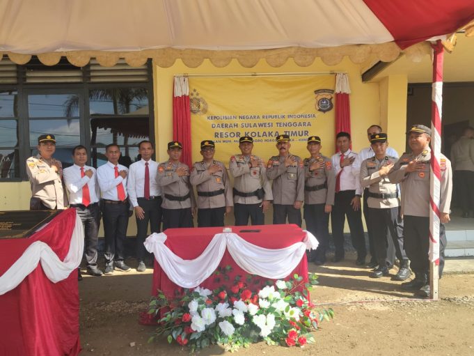 Polres Kolaka Timur Resmi di Kukuhkan ” Ini Pesan Kapolda Sultra “.