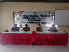 Musyawarah Pembangunan Desa Tanjung Tahun Anggaran 2024