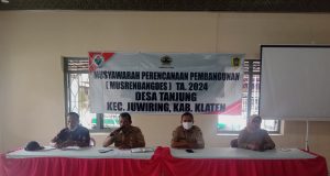 Musyawarah Pembangunan Desa Tanjung Tahun Anggaran 2024