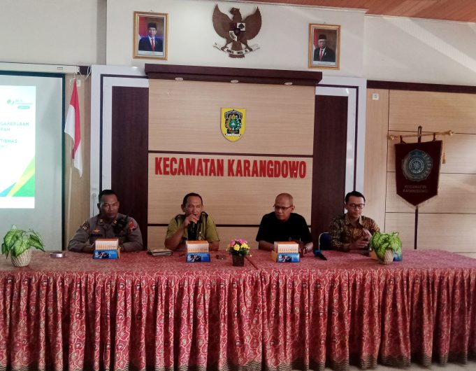 Sosialisasi Program BPJS Ketenagakerjaan Kecamatan Karangdowo.