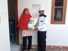 Penyaluran Bantuan Pangan Beras Tahap ke Tiga Di Desa Tumpukan