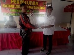 Penyaluran BLT-Dana Desa Bulan Juni Desa Tanjung.