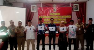 Penetapan dan Pengundian No Urut Calon Kades Tlogorandu