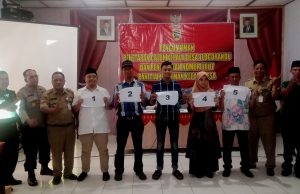 Penetapan dan Pengundian No Urut Calon Kades Tlogorandu