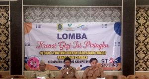 Lomba Kreasi Gizi Isi Piringku Desa Serenan.