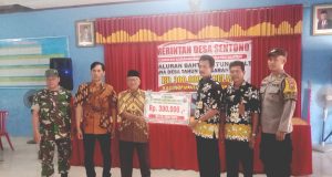 Pemdes Sentono Salurkan BLT-DD Tahap IX Di Tahun 2023