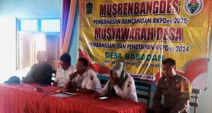 Musrenbangdes Rancangan RKPDes Tahun Anggaran 2025 Dan Musdes Penetapan RKPDes Tahun 2024 Desa Babadan
