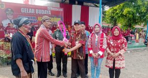 Lestarikan Kesenian Tradisional Kabupaten Klaten, Paguyuban seni Ngesti Roso Sejati Tampilkan Reog.