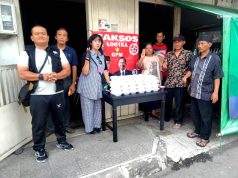 Organ LOG1KA: loyalis Ganjar Indonesia Untuk Sejahtera Bersatu Berkolaborasi Bersama DPC GPM Kota Surakarta Mengadakan Kegiatan Jumat Berkah