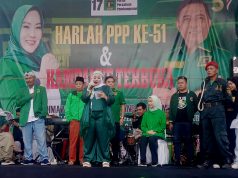 Peringati Harlah PPP Ke 51 Dan Kampanye Terbuka Di Lapangan Akbar Juwiring.