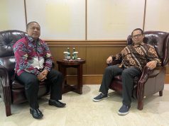 Heboh Bank Kuningan Akan Di Demo APDESI Dan PPDI, di Bantah Pihak Bank Kuningan Jabar Dirut Bank Kuningan H.Dodo Warda, SE dengan Wakil Ketua BPK RI, Dr. Agos Joko Pramono