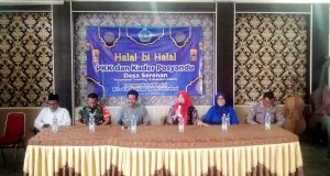 PKK Bersama Kader Posyandu Desa Serenan Gelar Halal Bi Halal.