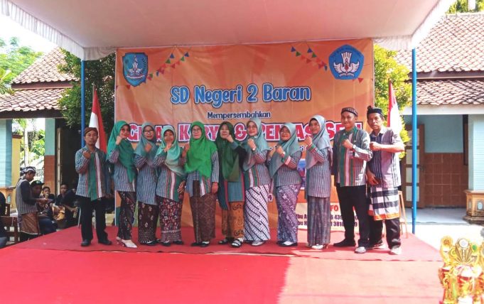 Sukses, Gelar Karya Dan Pentas Seni SDN 2 Baran
