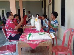 Penyaluran Bantuan Pangan Beras 10Kg Tahap VI Bulan Juni 2024 Desa Kalangan.