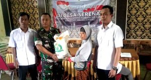 Pemdes Serenan Salurkan Bantuan Pangan Beras Tahap VI Bulan Juni 2024.