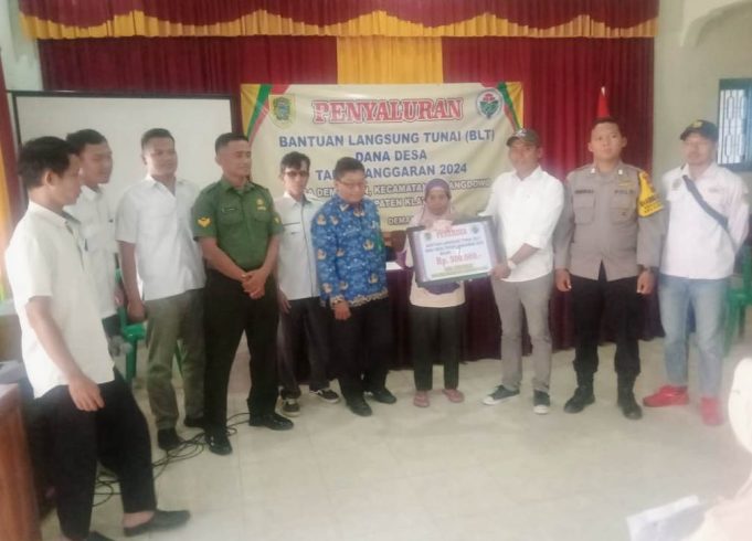 Pemdes Demangan Salurkan Bantuan Langsung Tunai Dana Desa Bulan Juli 2024.