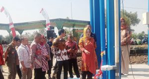 Bantuan Sumur Dalam Program CSR Bank Jateng Di Bulakan Di Resmikan Bupati Sukoharjo Hj.Etik Suryani