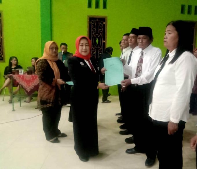 Pengukuhan Penambahan Masa Jabatan BPD Wilayah Kecamatan Karangdowo.