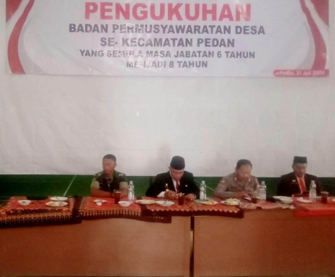 Sebanyak 106 BPD Di Wilayah Kecamatan Pedan Resmi Di Kukuhkan
