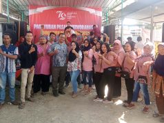 Keluarga Besar Paguyuban Pasar Purwo Raharjo Teloyo Rayakan HUT Kemerdekaan RI Ke-79 Gelar Panggung Hiburan.