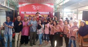 Keluarga Besar Paguyuban Pasar Purwo Raharjo Teloyo Rayakan HUT Kemerdekaan RI Ke-79 Gelar Panggung Hiburan.