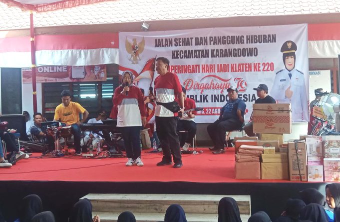 Semarak Peringatan Hari Jadi Klaten Ke-220 Dan HUT Kemerdekaan RI Ke-79 Di Kecamatan Karangdowo