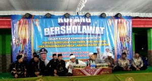 Wujud Rasa Syukur Pemdes Kupang Gelar Sholawatan.