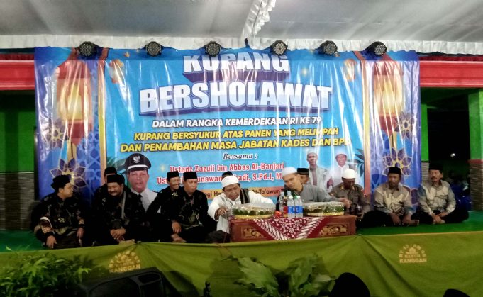 Wujud Rasa Syukur Pemdes Kupang Gelar Sholawatan.