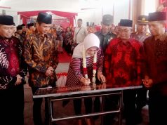 Kegiatan Sambang Warga Bupati Klaten Resmikan Gedung Serbaguna Desa Gombang