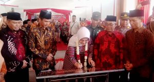 Kegiatan Sambang Warga Bupati Klaten Resmikan Gedung Serbaguna Desa Gombang
