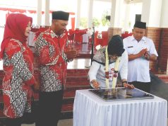 Dalam Kegiatan Sambang Warga,Bupati Klaten Resmikan Pendapa Pandawa Desa Blanceran