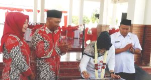 Dalam Kegiatan Sambang Warga,Bupati Klaten Resmikan Pendapa Pandawa Desa Blanceran