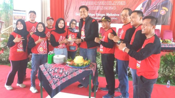 Perayaan HUT ke-64 Karang Taruna Klaten Di Waterpark Kedungan.