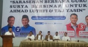 Sarasehan Guru Surya Bersinar Untuk Dukungan Ahmad Lhutfi-Taj-Yasin Pada Pilkada 2024