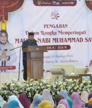 Gelar Peringatan Maulid Nabi Muhammad SAW, Sekda Klaten Ajak Umat Muslim Teladani Rasulullah