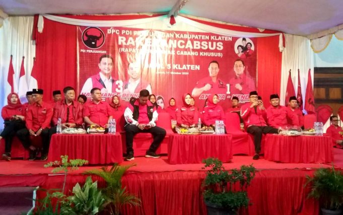DPC PDIP Kabupaten Klaten Gelar Rakerancabsus Se Dapil V
