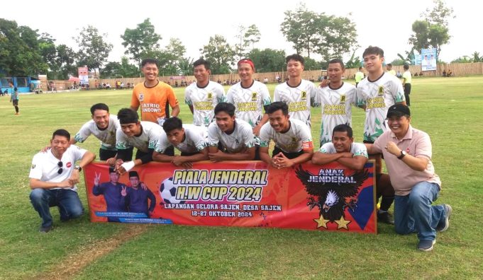 Turnamen Sepak Bola Piala Jenderal HW Cup Di Gelar Di Gelora Sajen.