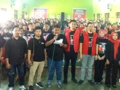 Relawan Brigade Muda Militan Deklarasikan Pemenangan Pasangan Cabup Cawabup Handarbeni