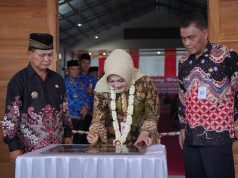 Bupati Klaten Resmikan Gedung Sport Center, Dalam Kegiatan Sambang Warga Desa Kalangan