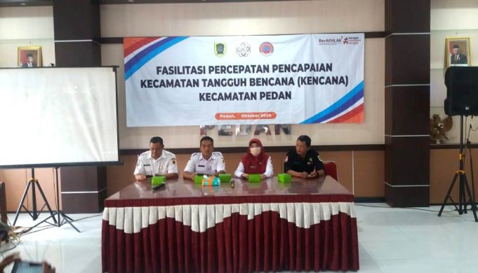 Fasilitasi Percepatan Pencapaian Kecamatan Tangguh Bencana (KENCANA) Kecamatan Pedan Kembali Di Gelar.