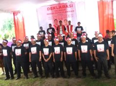 Relawan Merah Putih Desa Plawikan Deklarasikan Dukungan Pemenangan Pasangan Hamenang-Benny