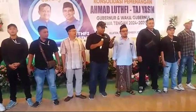 Relawan Luthfi Bergerak For Jateng 1 Gelar Konsolidasi Pemenangan Ahmad Luthfi-Taj Yasin