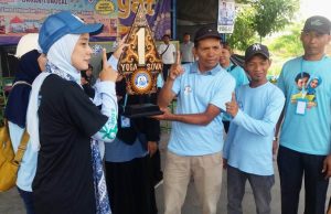 Calon Wakil Bupati Klaten No Urut 01 Sova Marwati Hadiri Senam Sehat Dan Bazzar UMKM Di Pedan.