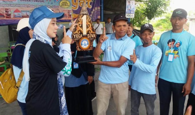 Calon Wakil Bupati Klaten No Urut 01 Sova Marwati Hadiri Senam Sehat Dan Bazzar UMKM Di Pedan.