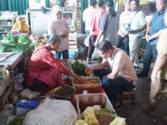 Cabup No urut 2 Hery Wibowo Melakukan Blusukan ke Pasar Tradisional
