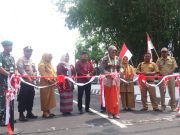 Bupati Klaten Sri Mulyani Meresmikan Jembatan Trasan II, Kecamatan Juwiring.